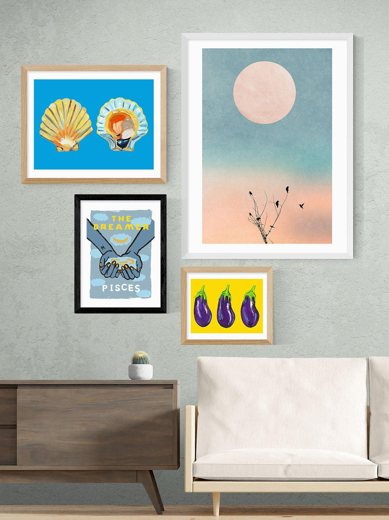 East End Prints framed print Pisces The Dreamer 25x30cm, UK version