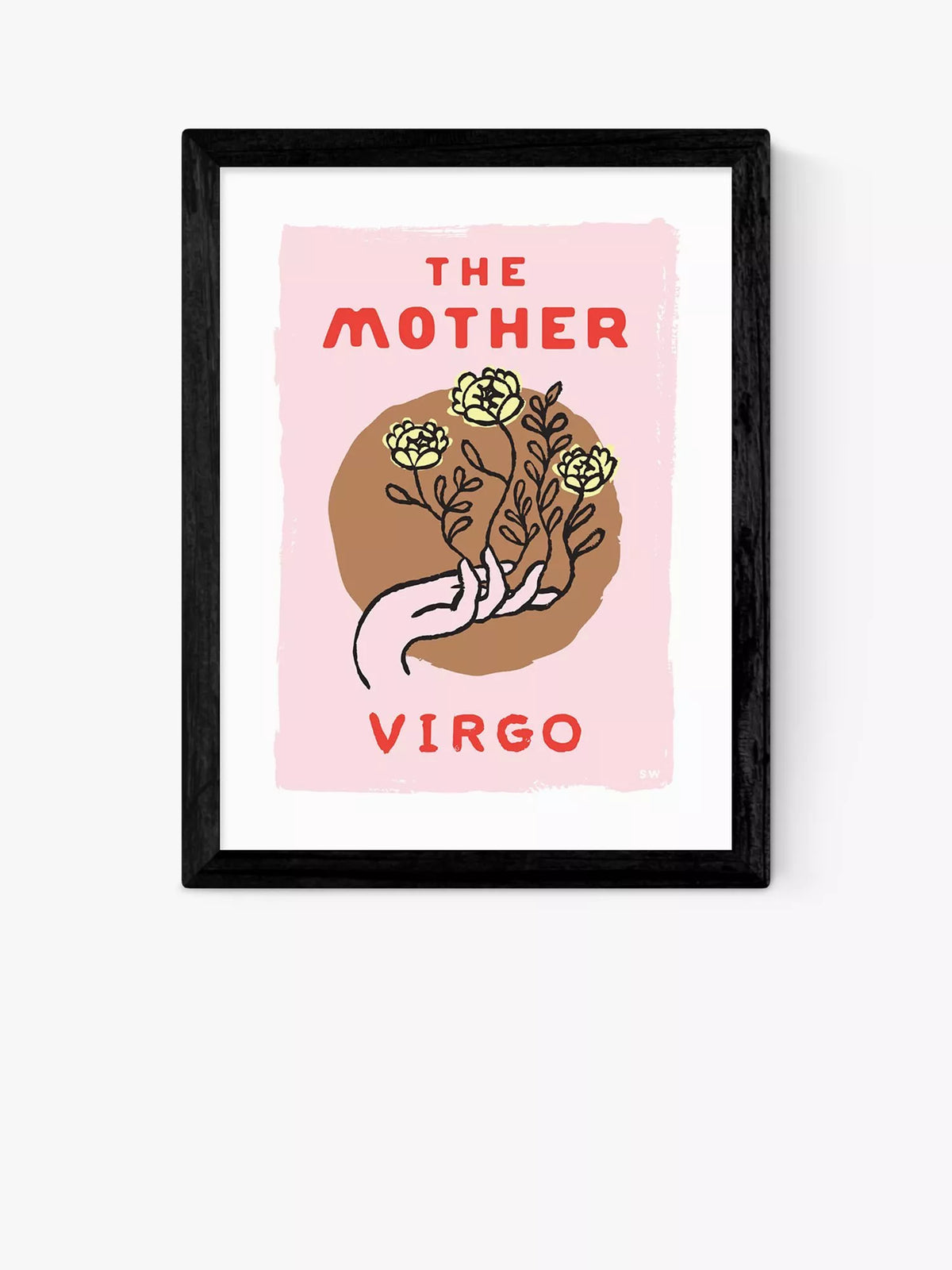 EAST END PRINTS Virgo The Mother framed print 25x30cm, UK version