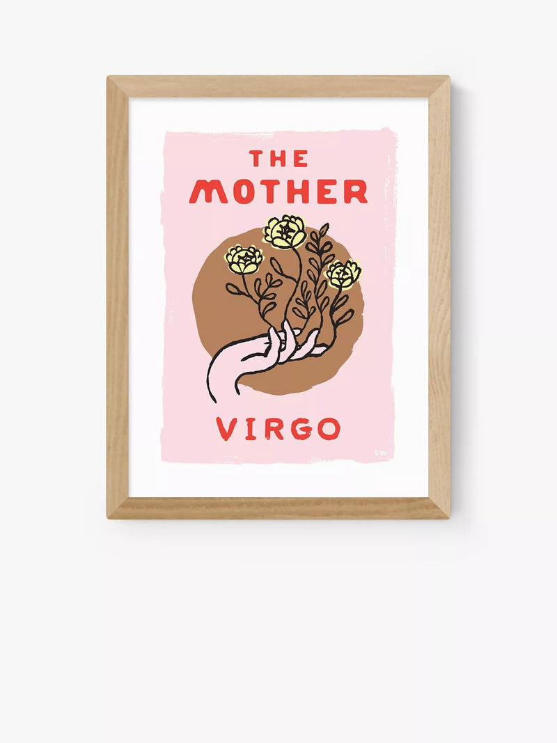 EAST END PRINTS Sophie Ward Virgo The Mother Framed Print 25x30cm