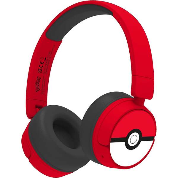 سماعات رأس لاسلكية بتقنية البلوتوث من OTL Pokémon Pokéball للأطفال، إصدار المملكة المتحدة