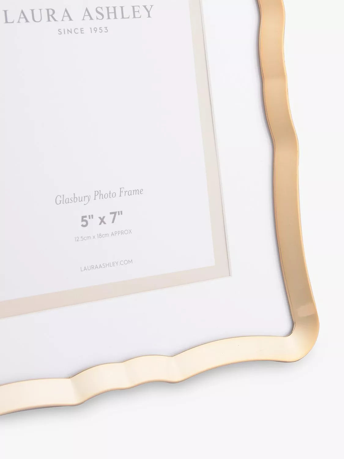 Laura Ashley gold photo frame, UK version