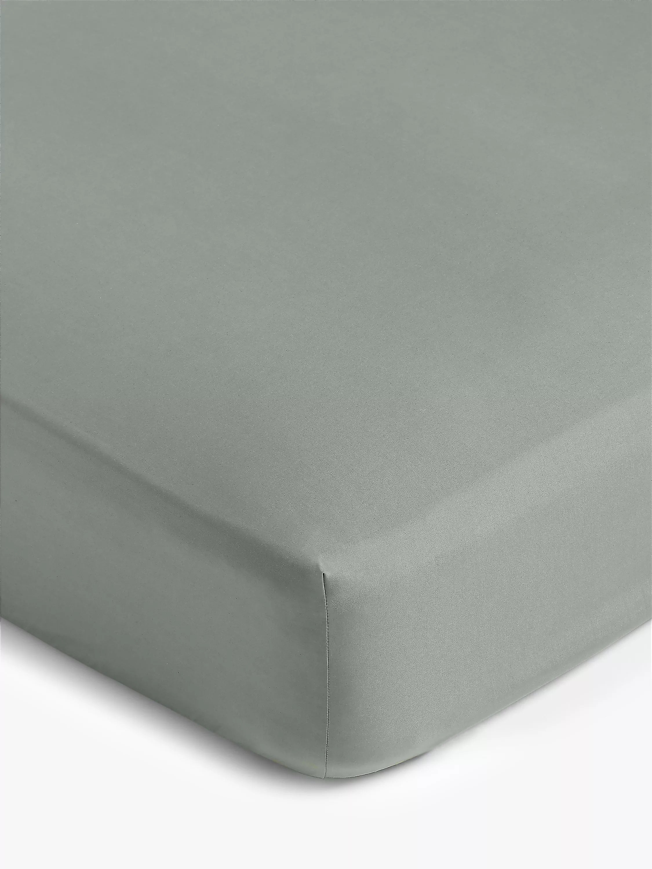 John Lewis Crisp & Fresh Egyptian Cotton Percale 200 Thread Count Deep Fitted Sheet - Single