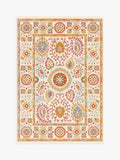 Gooch Luxury Afghan Sultani Rug, Neutral