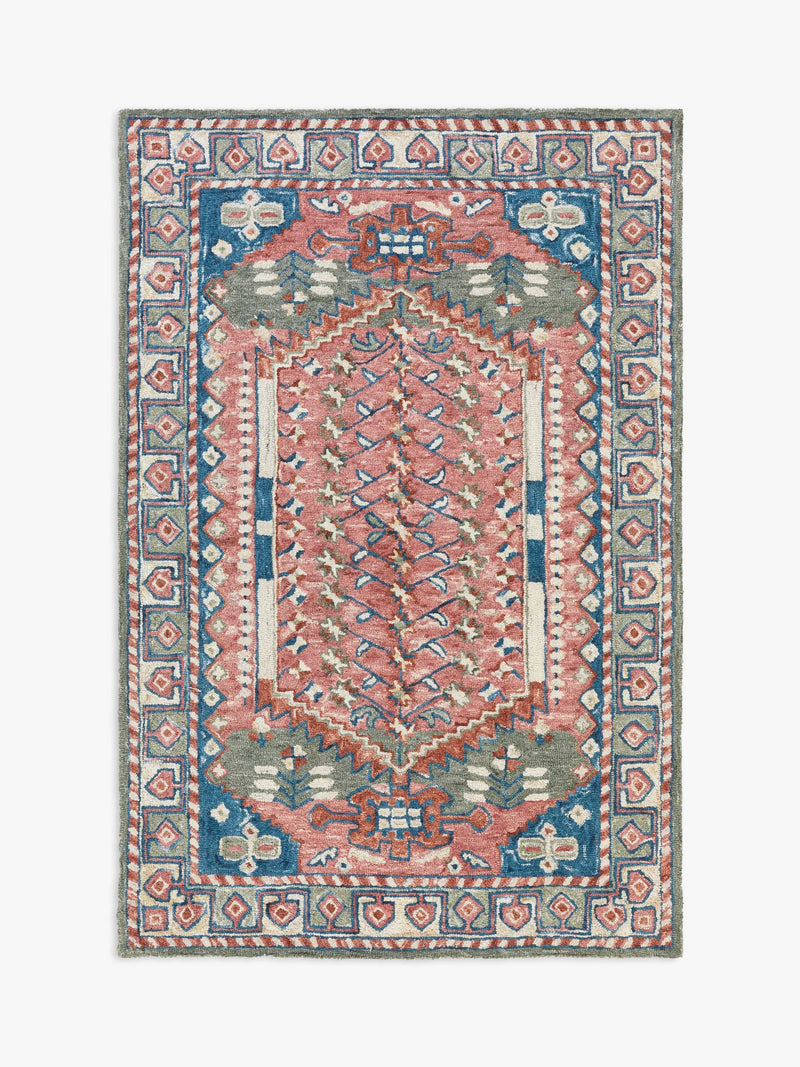 John Lewis Fashion Quashquai Rug, Green, L180 x W120 cm