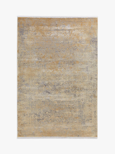 John Lewis Gooch Luxury Gilver Rocco Lace Rug in Gold, 290 x 200 cm- Buy online at McGrocer