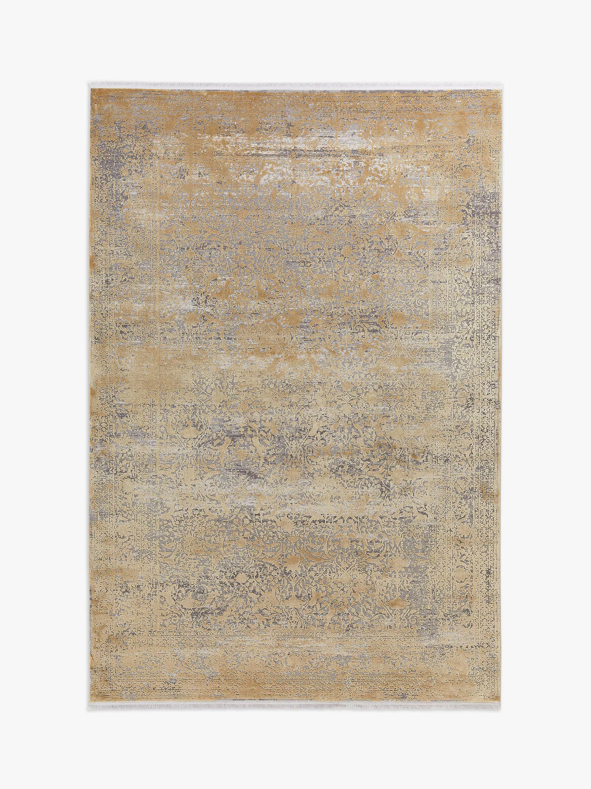 Gooch Luxury Rocco lace rug gold 290x200cm, UK version