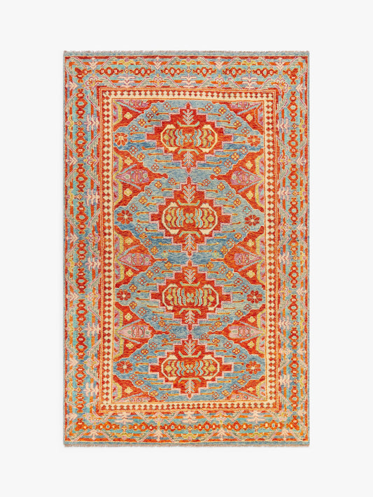Gooch Luxury Hand Knotted Pastel Balouch Rug, Multi, L240 x W170 cm