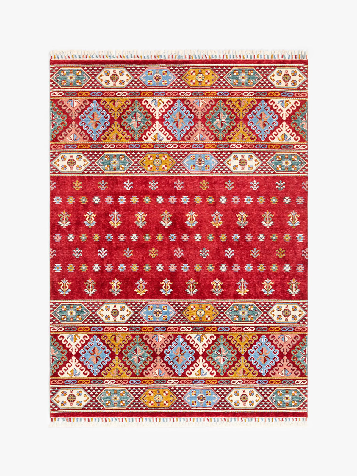 Gooch Luxury Khurjeen rug geometric wool viscose, UK version