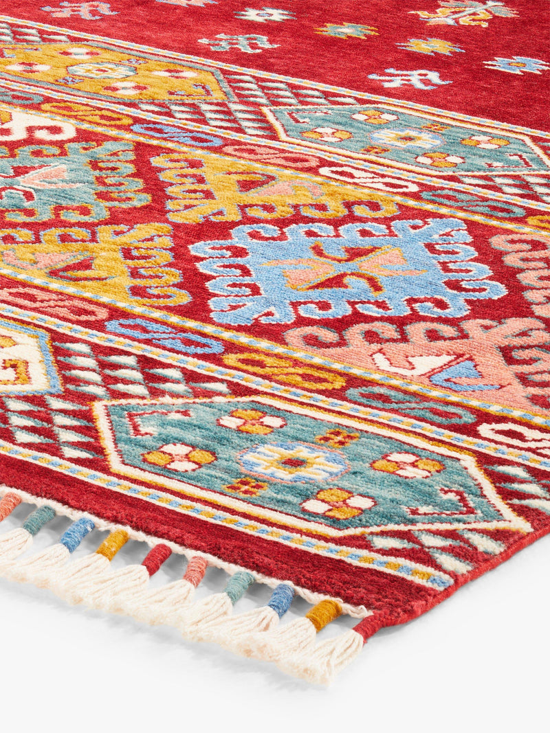 Gooch Luxury Khurjeen rug geometric wool viscose, UK version