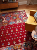 Gooch Luxury Khurjeen rug geometric wool viscose, UK version