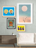 East End Prints framed print Swimming Tiger 30x40cm, UK version