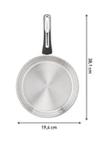 Tefal Emotion stainless steel saucepan (British brand)