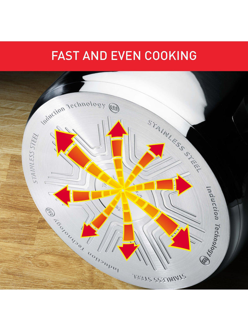 Tefal Emotion stainless steel saucepan (British brand)