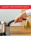 Tefal Emotion stainless steel saucepan (British brand)