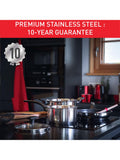 Tefal Emotion stainless steel saucepan (British brand)