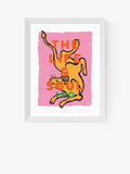 East End Prints framed print Leo The Life and Soul 30x40cm, imported from the UK