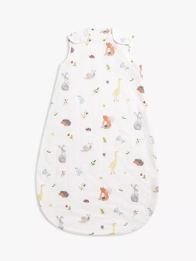 John Lewis John Lewis Little Animals Print Sleeping Bag, 1 Tog, Multi- Buy online at McGrocer