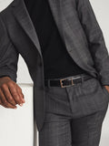 Reiss Ricky reversible leather belt black brown, UK version