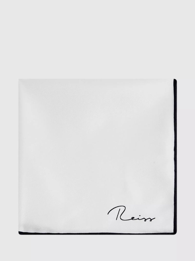 Reiss Ceremony Silk Pocket Square