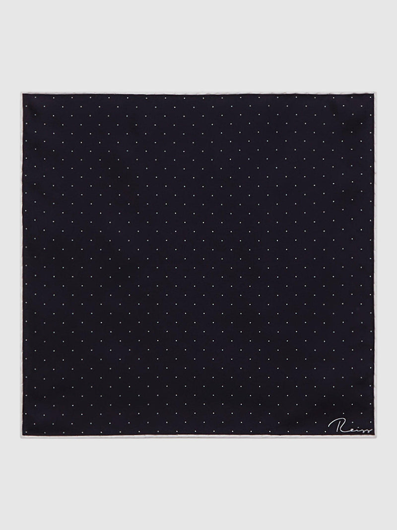 Reiss Liam silk pocket square - British product