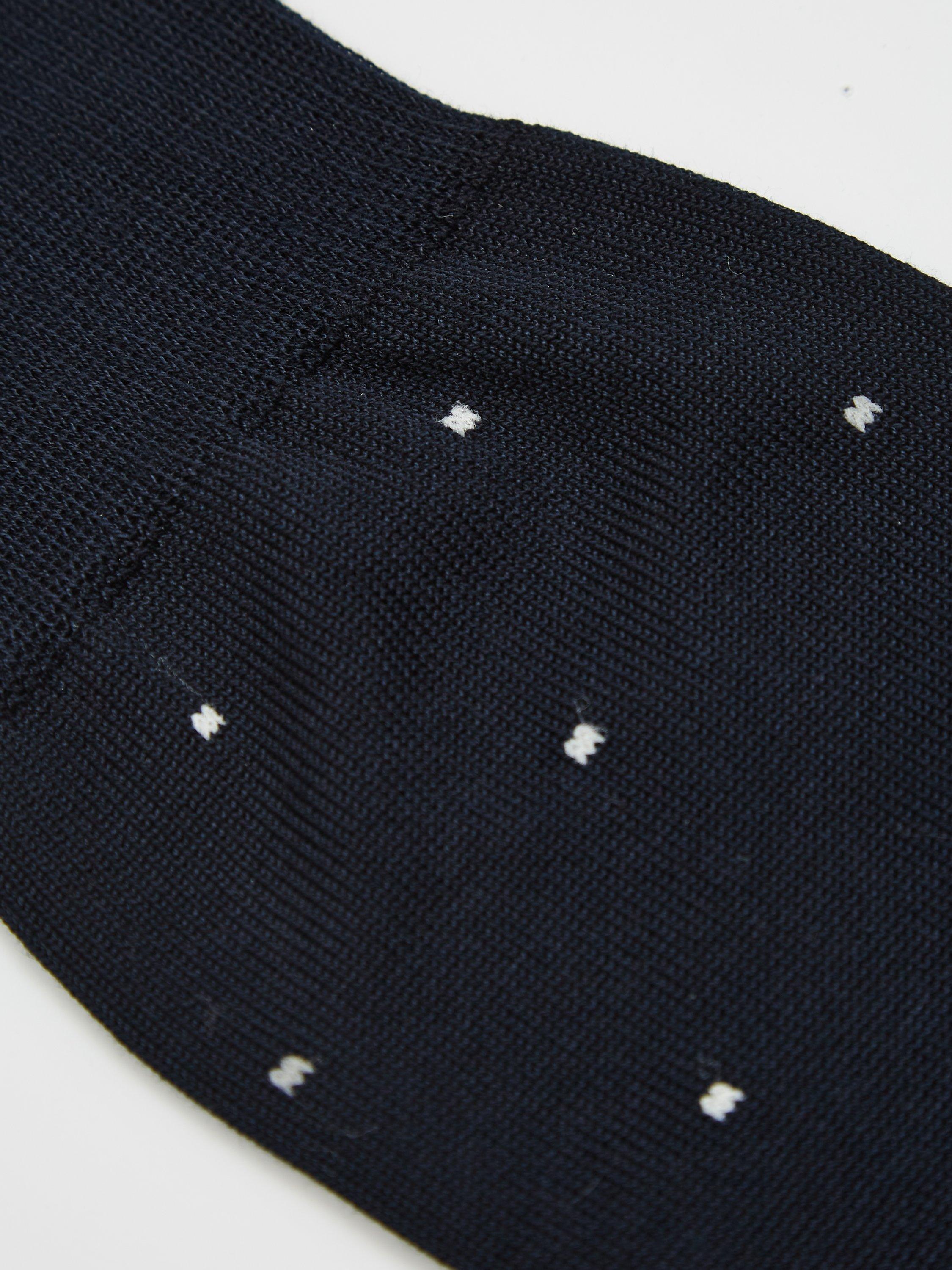 Reiss ankle socks polka dot cotton blend, UK version