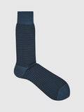 Reiss Mario Stripe Print Cotton Blend Ankle Socks