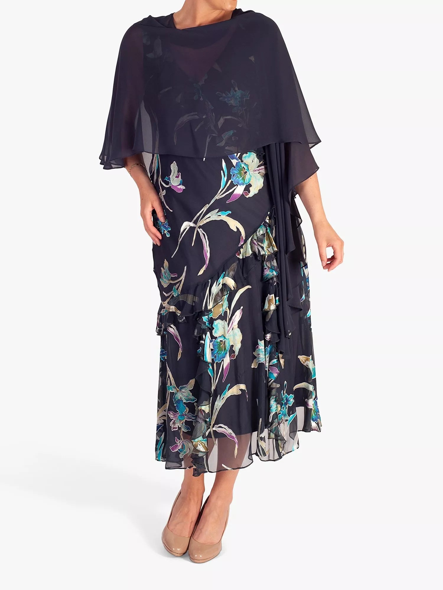 chesca plain chiffon shawl, UK version