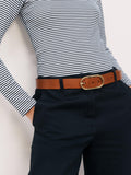 John Lewis oval buckle leather belt 34mm (British brand)