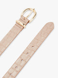 John Lewis medium croc leather belt - British product