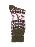 Barbour Robin Fair Isle ankle socks with wool blend, UK version