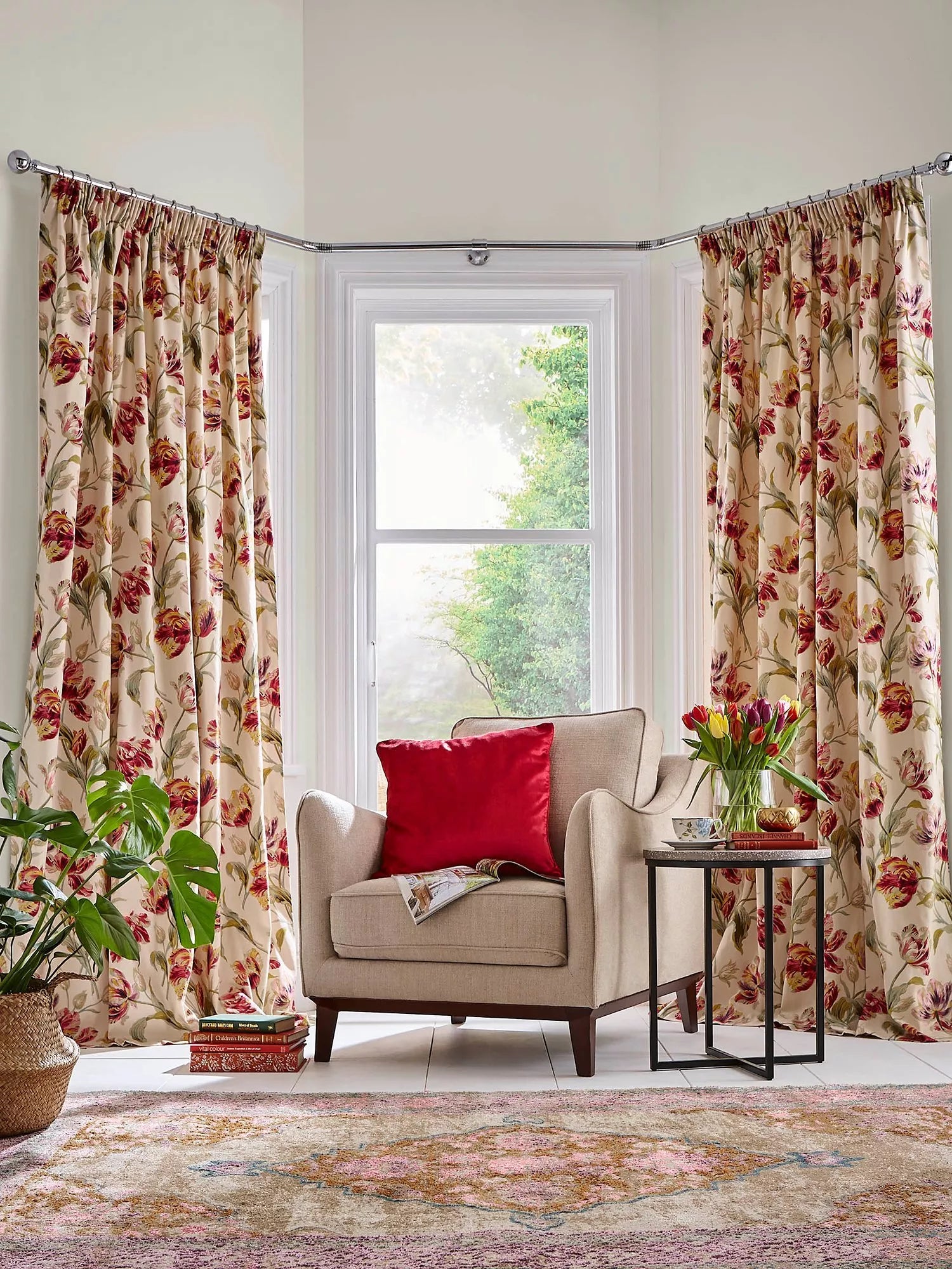 Laura Ashley Gosford curtains 162cm pair, imported from the UK