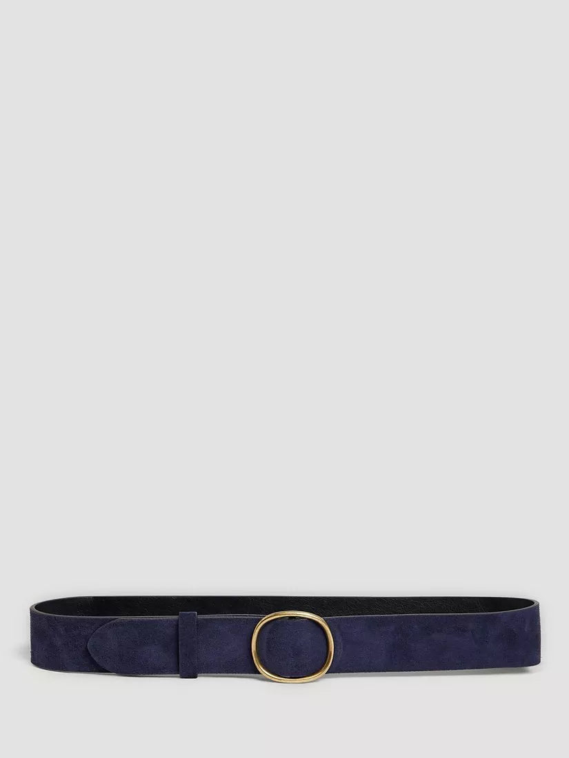 Gerard Darel Paloma round buckle suede belt - British product
