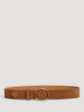 Gerard Darel Paloma round buckle suede belt - British product
