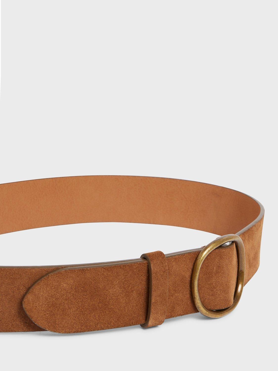 Gerard Darel Paloma round buckle suede belt - British product