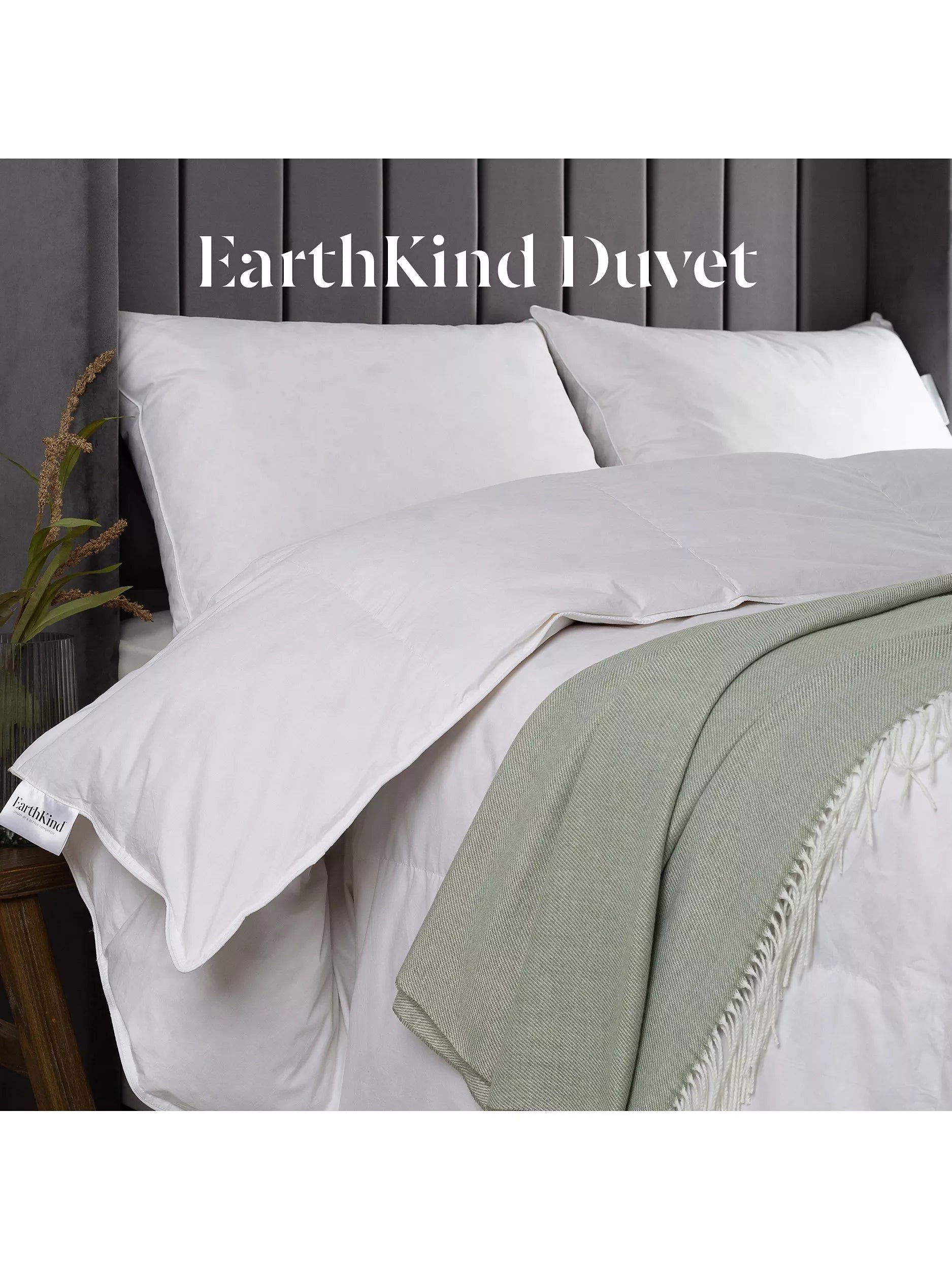 EarthKind Recycled Feather & Down Duvet 13.5 Tog - British product