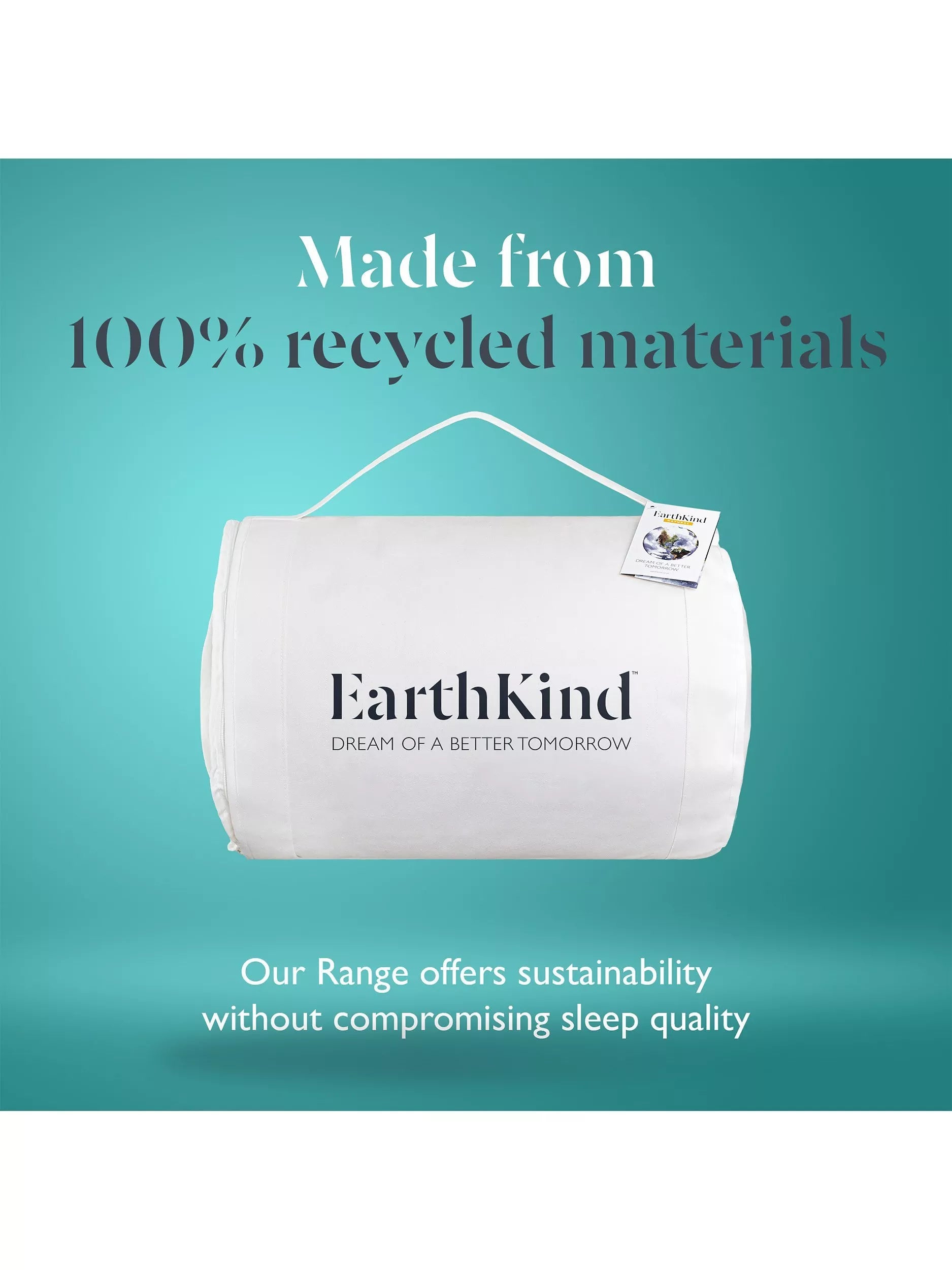 EarthKind Recycled Feather & Down Duvet 13.5 Tog - British product