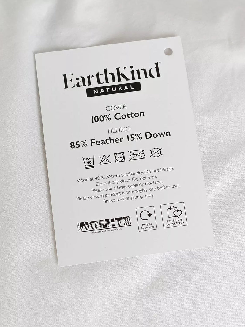 EarthKind Recycled Feather & Down Duvet 13.5 Tog - British product