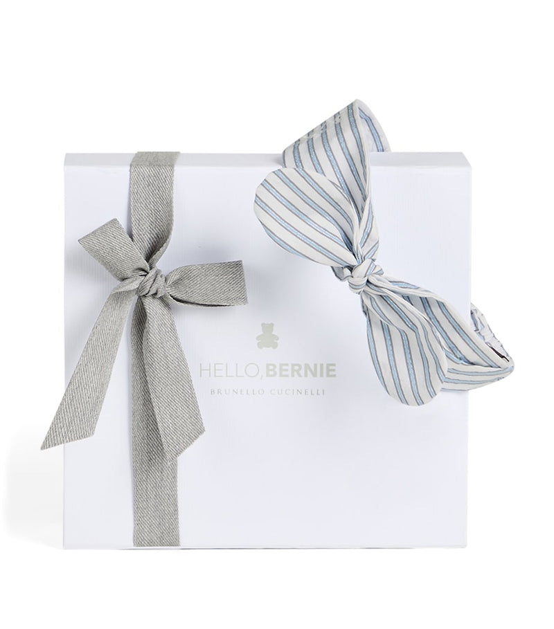 Brunello Cucinelli Kids cotton-blend sparkling baby headband - British product