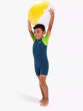 Speedo kids shortie wetsuit blue green neoprene - British brand