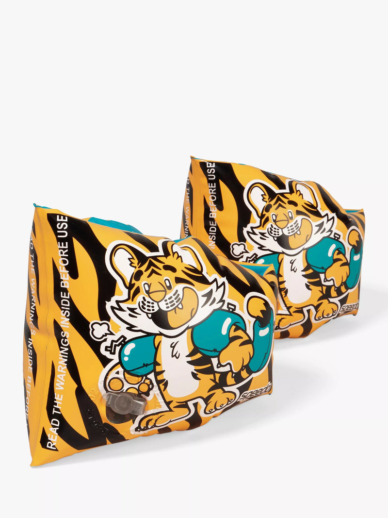 Speedo Baby Tiger Armbands Orange Aqua - British product