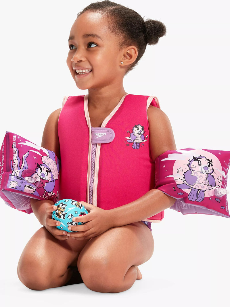 Speedo baby seal armbands Miami Lilac Cherry - British product