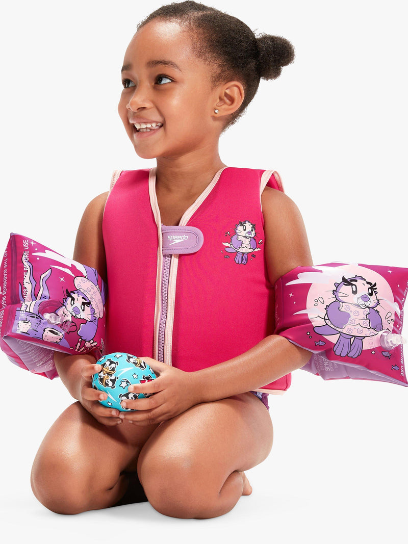Speedo baby seal armbands Miami Lilac Cherry - British product