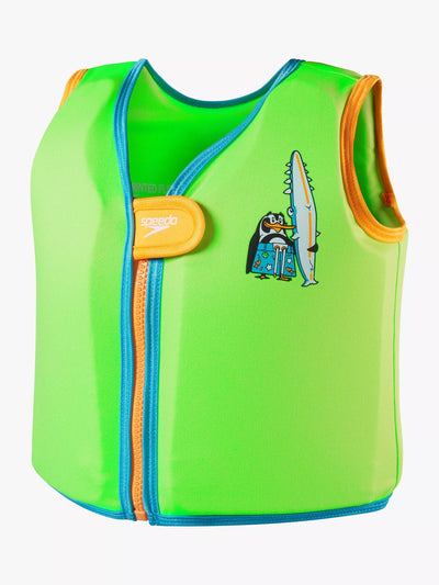 John Lewis Speedo Baby Penguin Float Vest Azure Blue/Fluro- Buy online at McGrocer