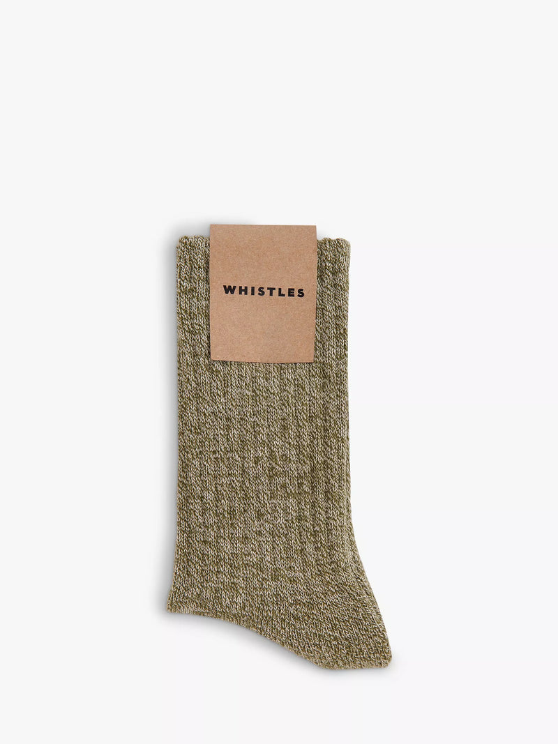 Whistles Chunky Marl Ankle Socks