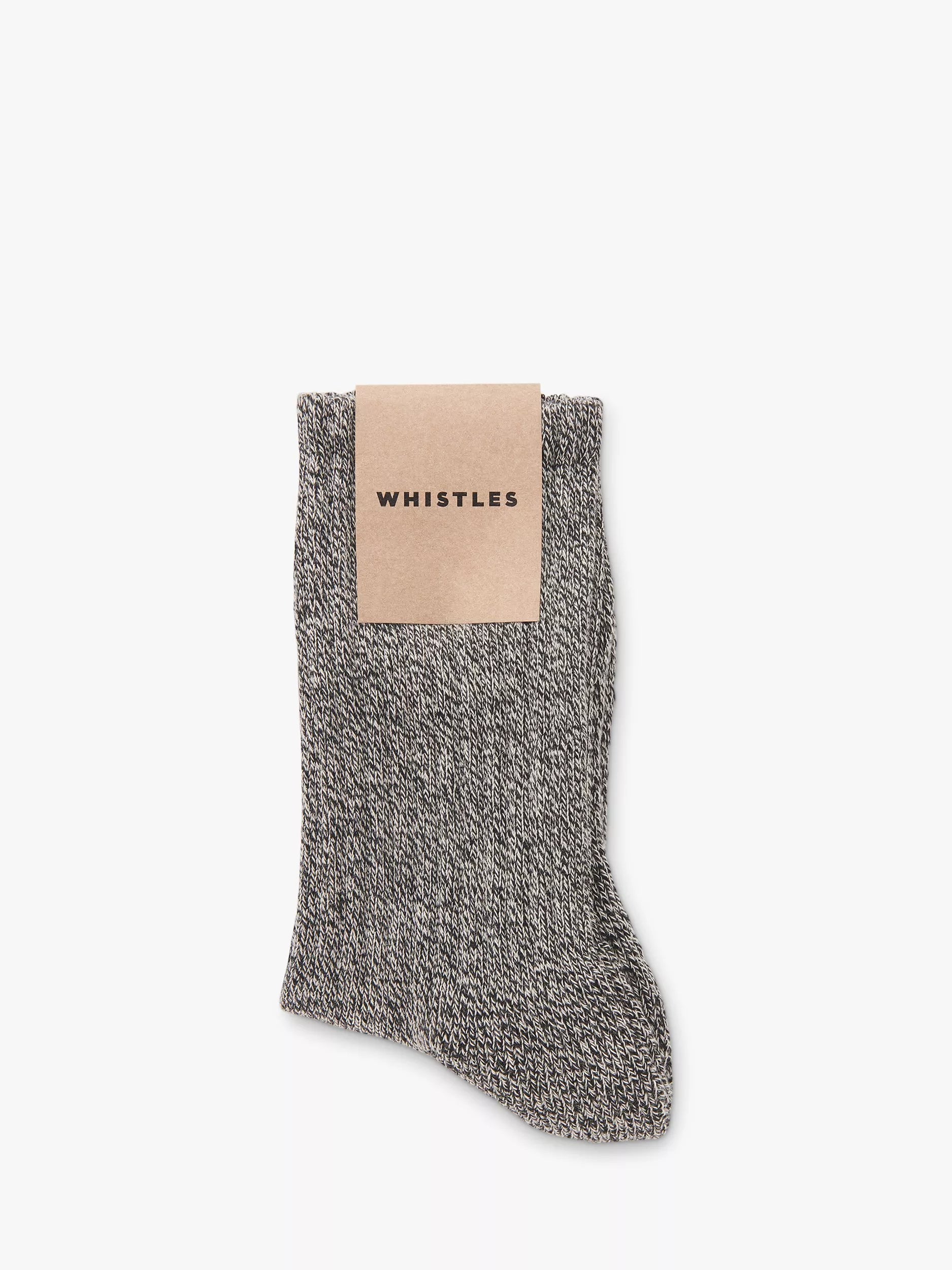 Whistles chunky marl ankle socks, UK version