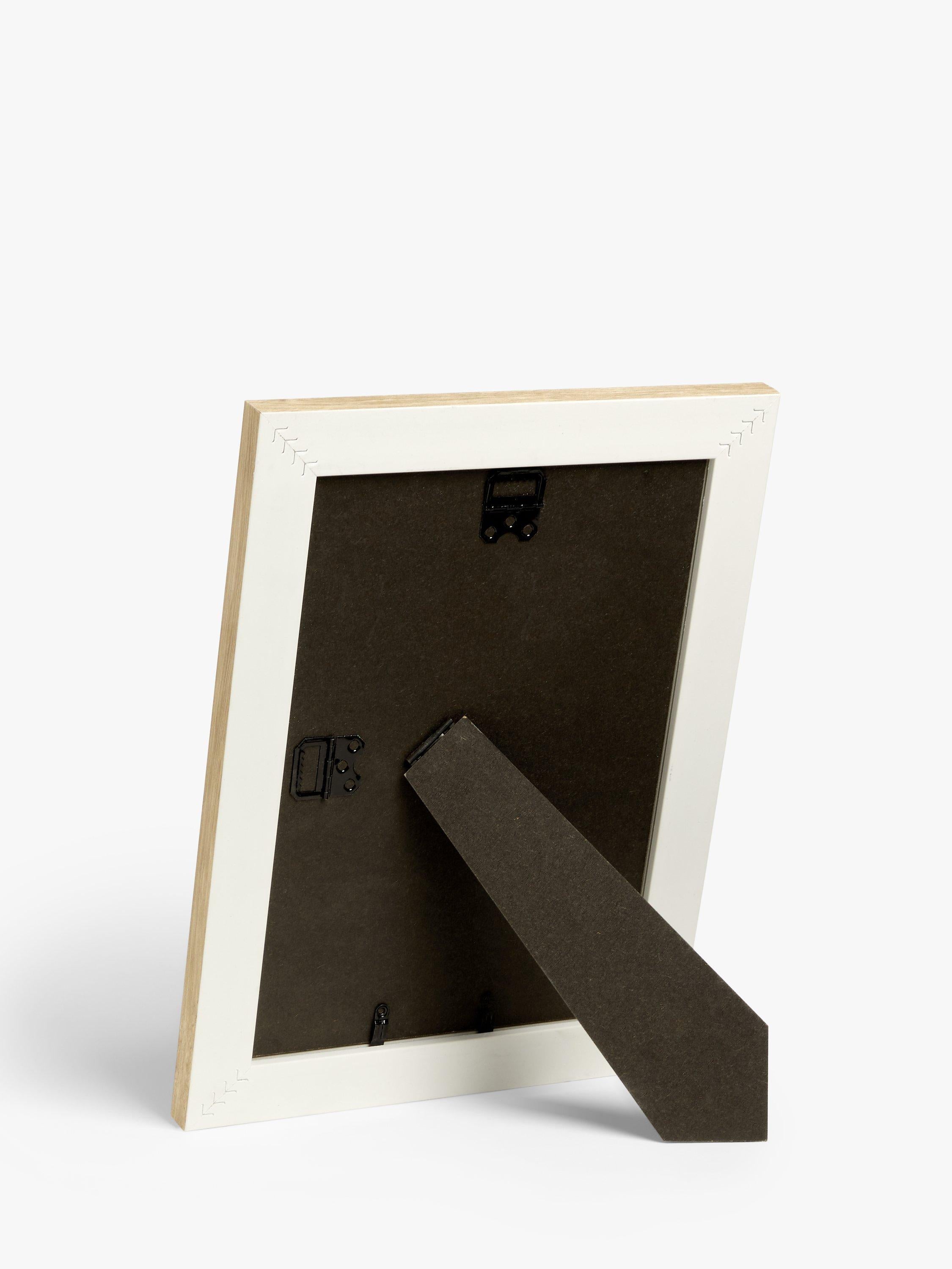 John Lewis rustic wood-effect photo frame natural A4, UK version
