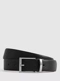 Reiss Ricky reversible saffiano leather belt, UK version