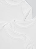 John Lewis baby bodysuit pack of 3 white, UK version