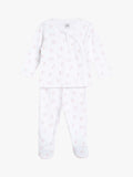 Mini Cuddles baby floral sleepsuits hat gloves set (British brand)