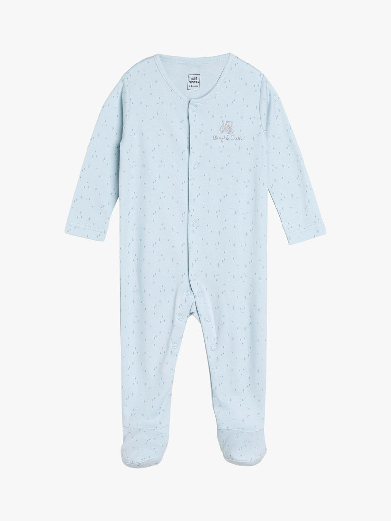 Mini Cuddles Sleepsuits Hat Gloves Set White, imported from the UK